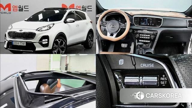 Kia Sportage The Bold 2019 Белый из Кореи