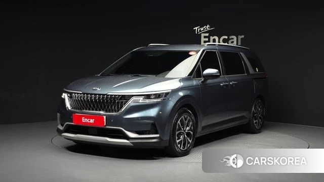 Kia Carnival 4th generation 2021 Небесно-голубой из Кореи