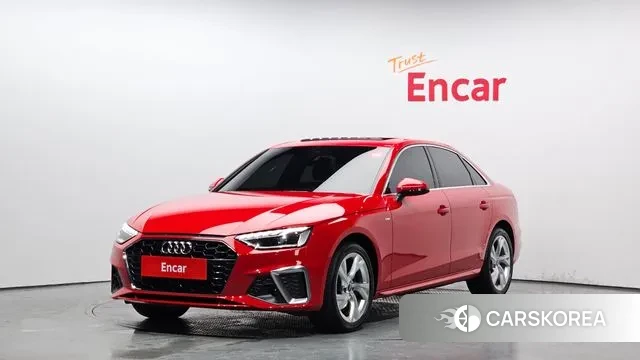 Audi A4 (B9) 2021 Красный из Кореи