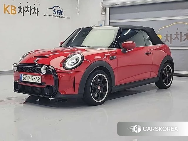Mini Cooper S Convertible 2021 Красный из Кореи