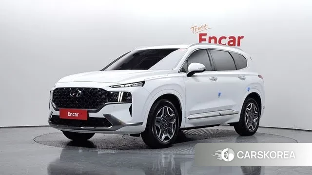 Hyundai The New Santa Fe 2021 Белый из Кореи