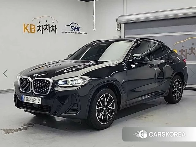 BMW X4 (G02) 2023 Черный из Кореи