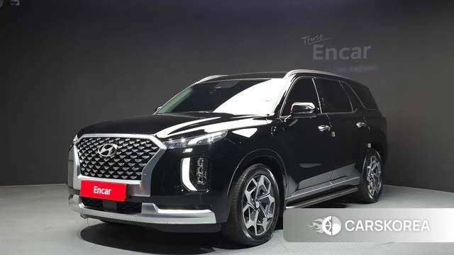 Hyundai Palisade 2021 Черный из Кореи