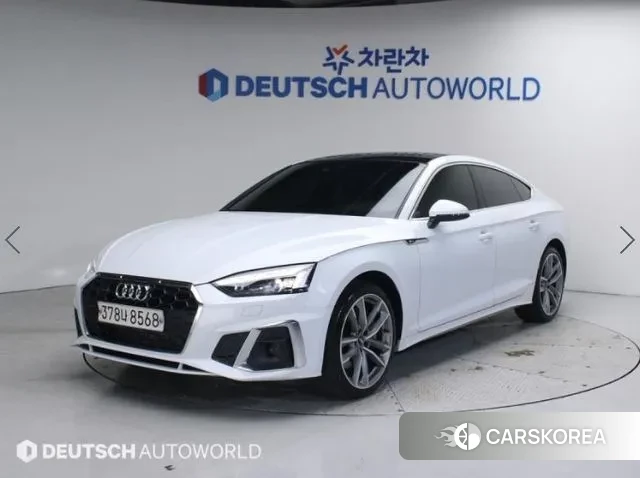 Audi A5 (F5) 2020 Белый из Кореи