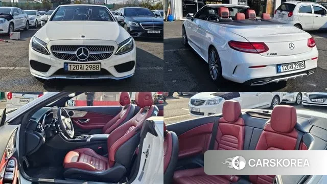 Mercedes-Benz C-Class W205 2018 Белый из Кореи