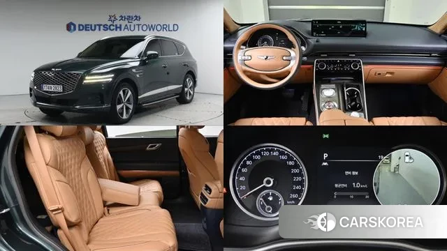 Genesis GV80 2021 Темно-зеленый из Кореи