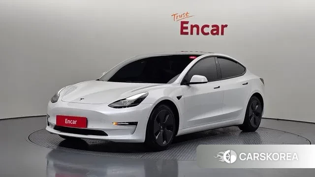 Tesla Model 3 2022 Белый из Кореи