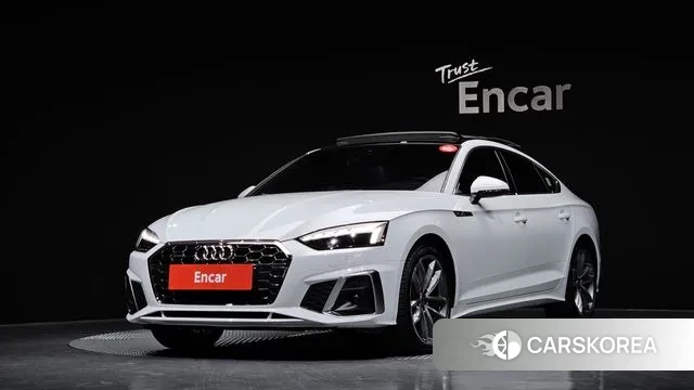 Audi A5 (F5) 2022 Белый из Кореи