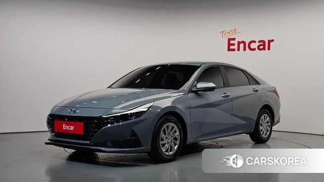 Hyundai Avante (CN7) 2021 Серебристо-серый из Кореи
