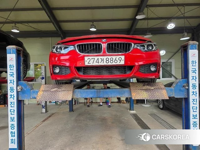BMW 4 Series (F32) 2018 Красный из Кореи