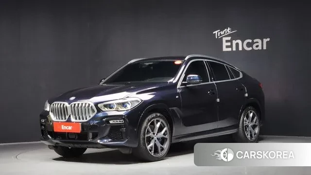 BMW X6 (G06) 2021 Черный из Кореи