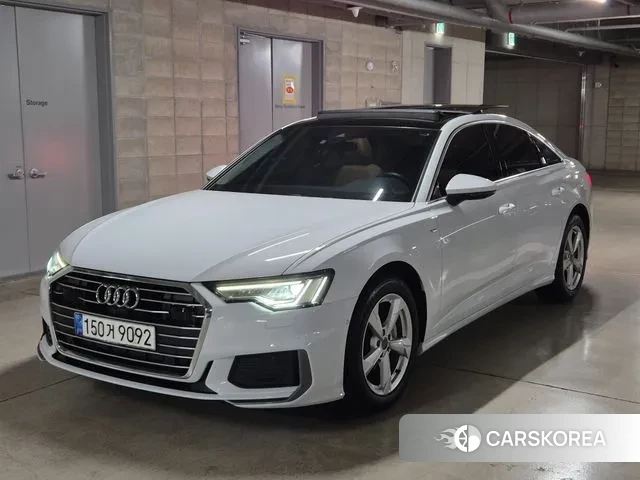 Audi A6 (C8) 2020 Белый из Кореи