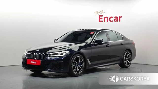 BMW 5 Series (G30) 2021 Черный из Кореи