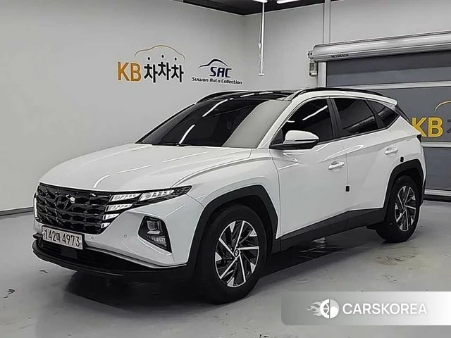 Hyundai Tucson (NX4) 2021 Белый из Кореи