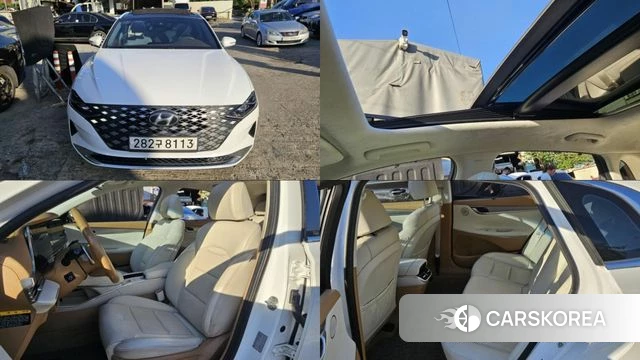 Hyundai The New Grandeur IG Hybrid 2020 Белый из Кореи