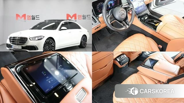 Mercedes-Benz S-Class W223 2023 Белый из Кореи