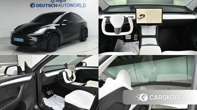 Tesla Model Y 2024 Черный из Кореи