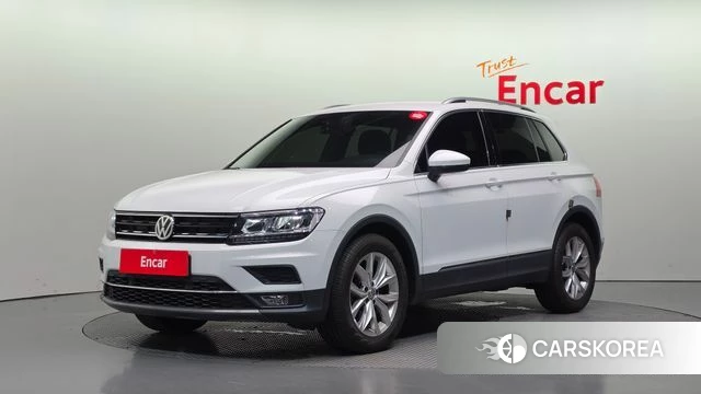 Volkswagen Tiguan second Generation 2020 Белый из Кореи