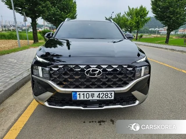 Hyundai The New Santa Fe 2023 Черный из Кореи
