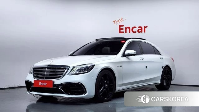 Mercedes-Benz S-Class W222 2018 Белый из Кореи