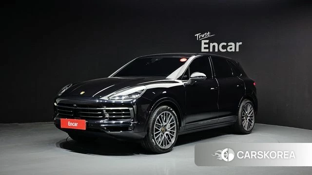 Porsche Cayenne (PO536) 2021 Черный из Кореи