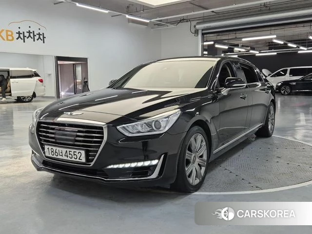 Genesis EQ900 2018 Черный из Кореи