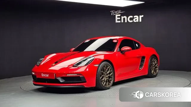 Porsche 718 Cayman 2018 Красный из Кореи