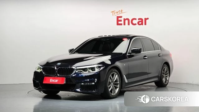 BMW 5 Series (G30) 2018 Синий из Кореи