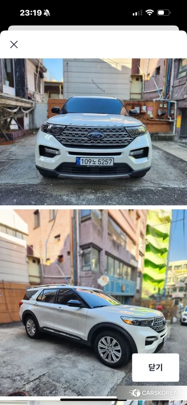 Ford Explorer 6th Generation 2020 Белый из Кореи