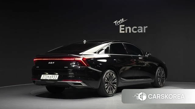 Kia K8 Hybrid 2021 Черный из Кореи