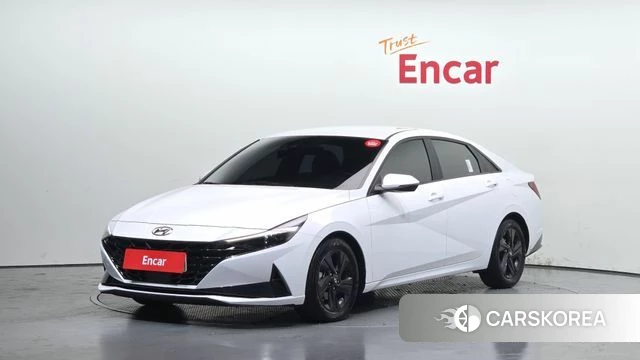 Hyundai Avante (CN7) 2022 Белый из Кореи