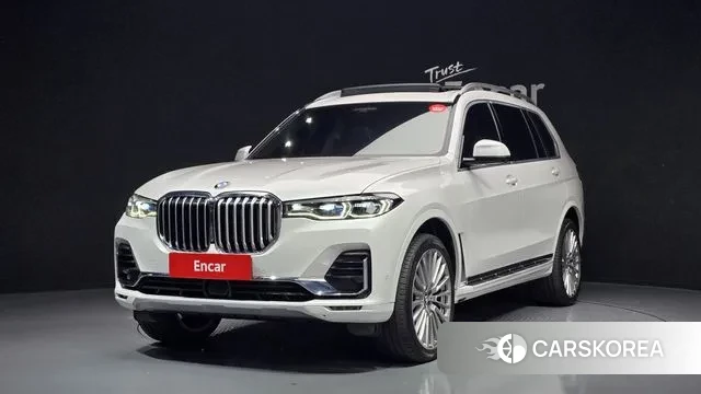 BMW X7 (G07) 2021 Белый из Кореи