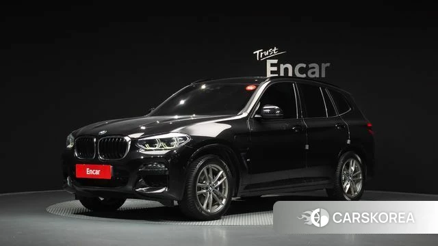 BMW X3 (G01) 2021 Черный из Кореи