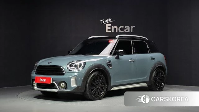 Mini Cooper Countryman 2023 Небесно-голубой из Кореи
