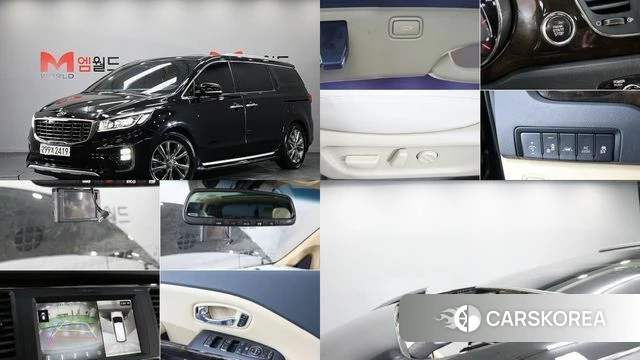 Kia The New Carnival 2019 Черный из Кореи