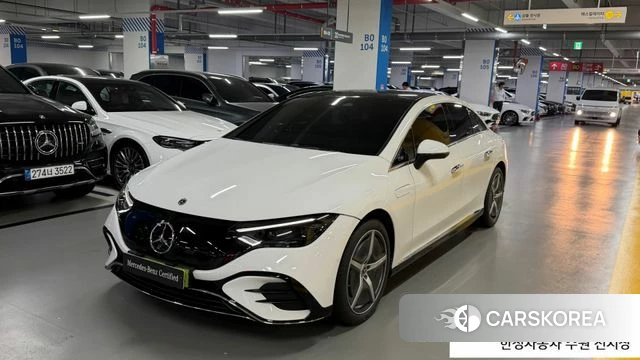 Mercedes-Benz EQE V295 2023 Белый из Кореи