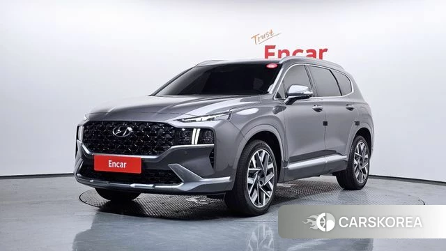 Hyundai The New Santa Fe 2021 Серый из Кореи