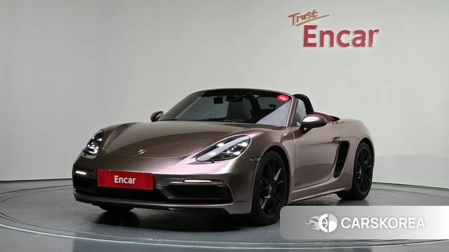 Porsche 718 Boxster 2018 Золотой из Кореи