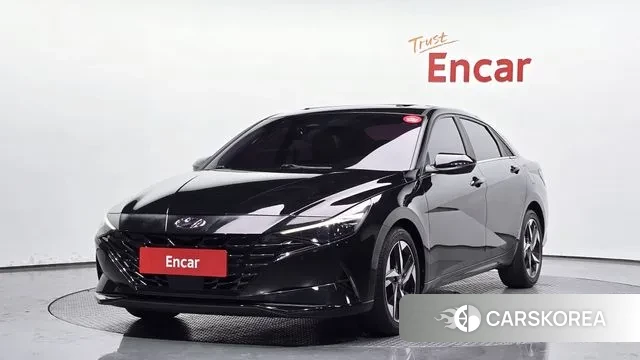 Hyundai Avante (CN7) 2021 Черный из Кореи