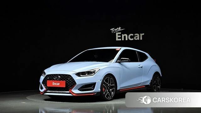 Hyundai Veloster (JS) 2018 Небесно-голубой из Кореи