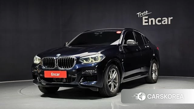 BMW X4 (G02) 2021 Черный из Кореи