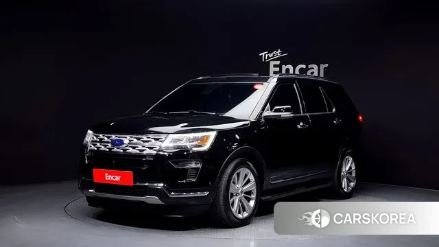 Ford Explorer 2018 Черный из Кореи