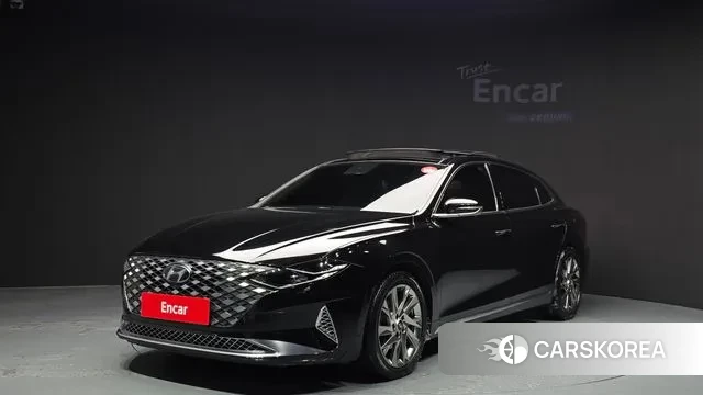 Hyundai The New Grandeur IG Hybrid 2020 Черный из Кореи