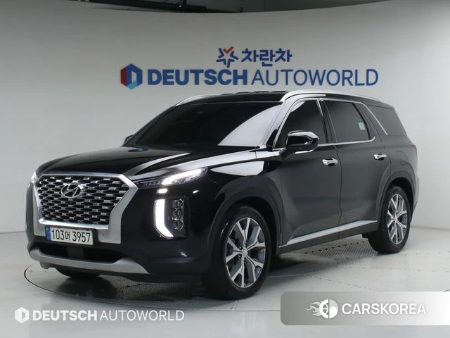 Hyundai Palisade 2021 Черный из Кореи