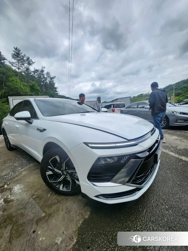 Hyundai Sonata D Edge (DN8) 2024 Белый из Кореи