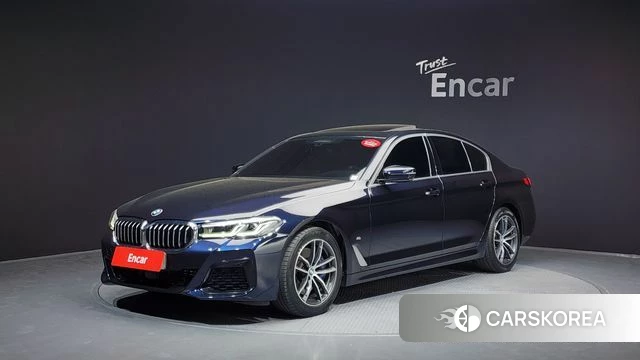 BMW 5 Series (G30) 2021 Синий из Кореи