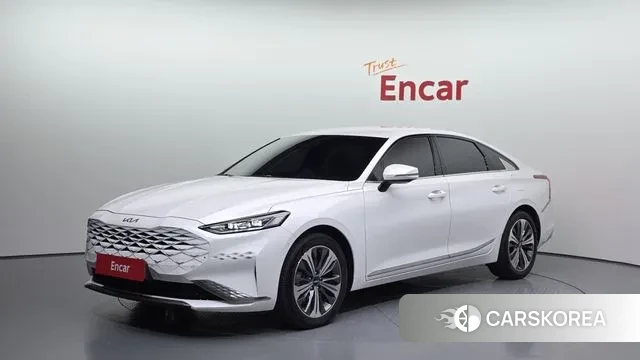 Kia K8 Hybrid 2023 Белый из Кореи