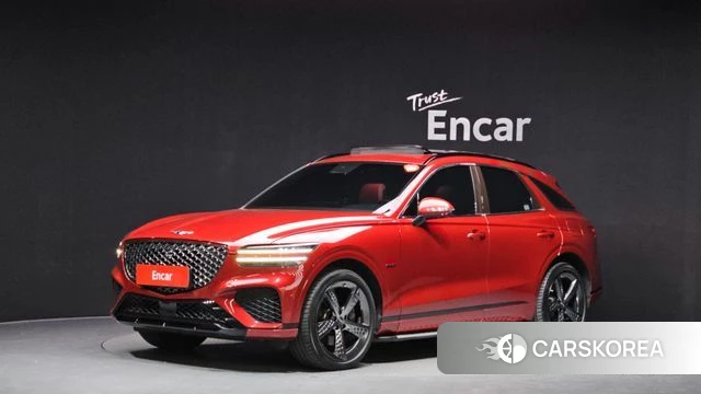 Genesis GV70 2021 Красный из Кореи