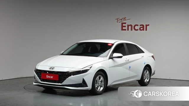 Hyundai Avante (CN7) 2023 Белый из Кореи