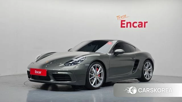 Porsche 718 Cayman 2021 Серый из Кореи
